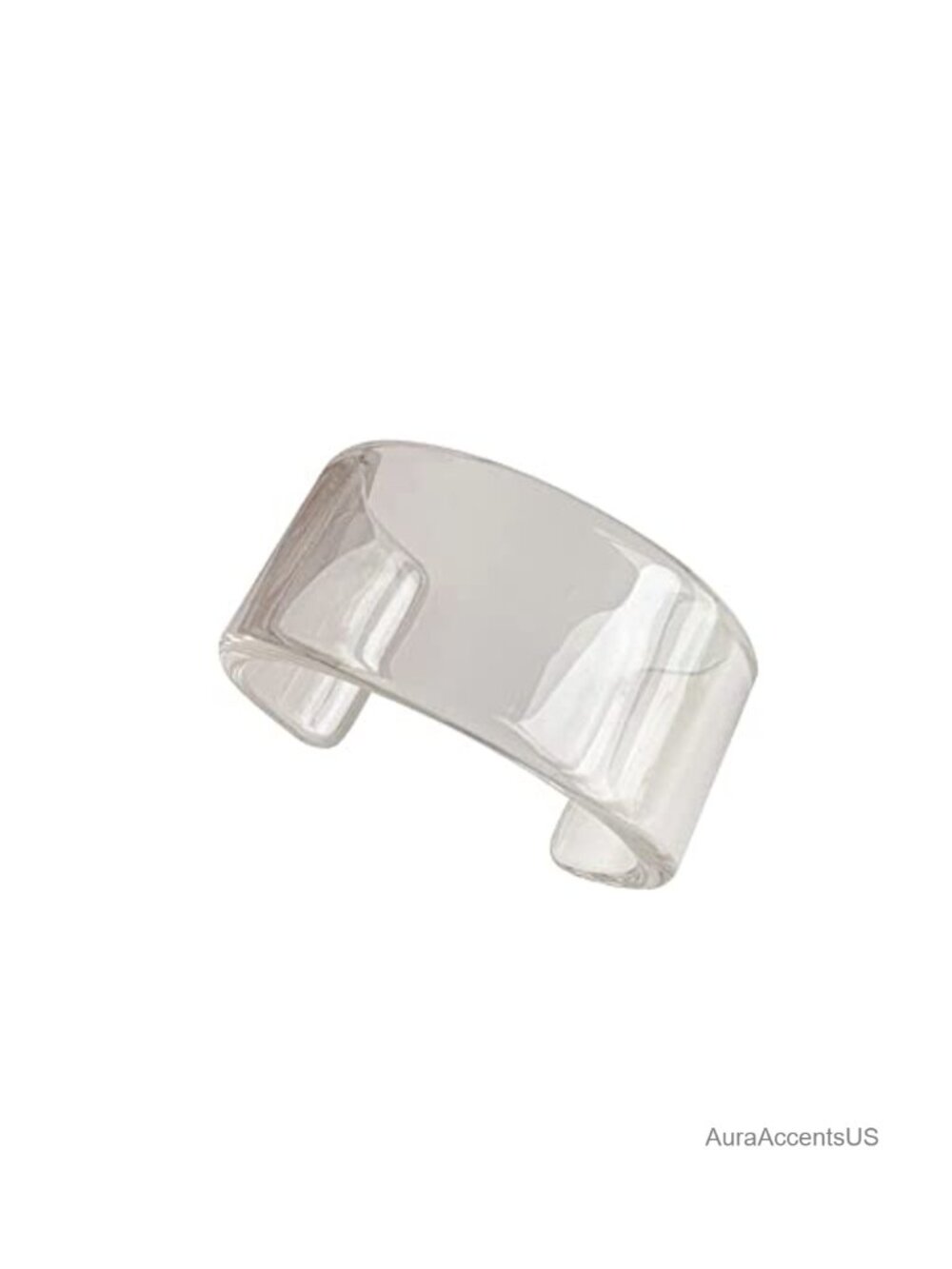 Acrylic Resin Open Cuff Bracelet Chunky Wide Bangle for Women